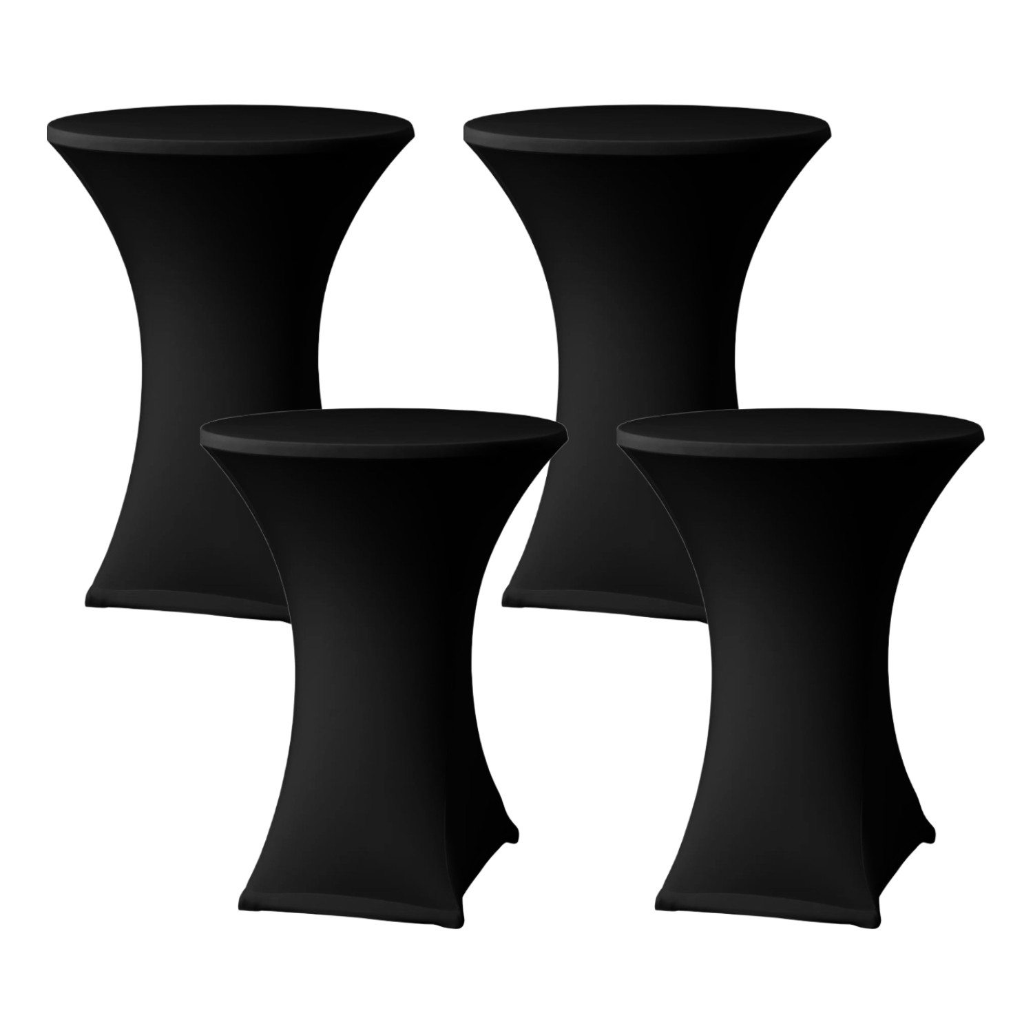 Pack 4 Fundas para Mesas Plegables Redondas Catering 80x110cm 7house Fundas Muebles Jardín 6
